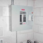 Electrical Panel With Open Door